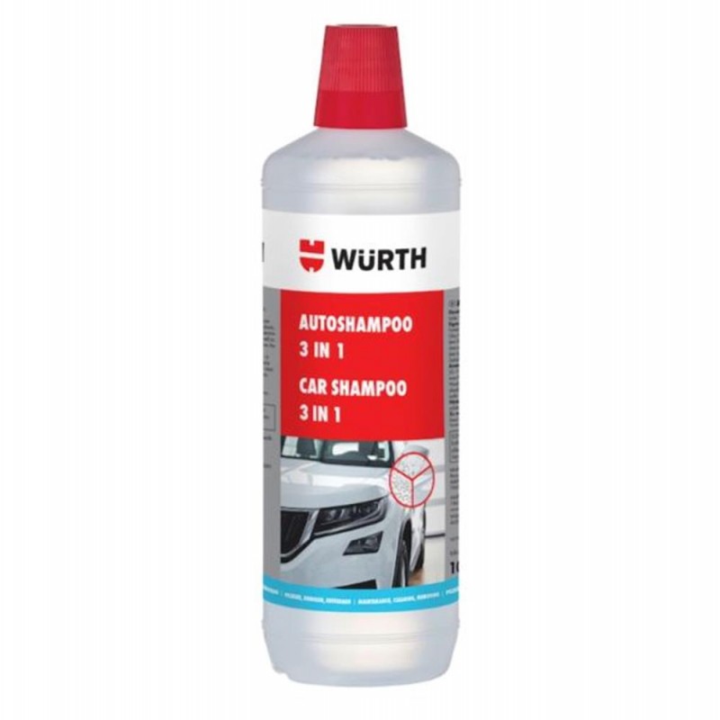 Würth 3 etkili Araç Şampuanı 1Lt (0893012002028 6 )