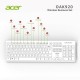 Acer OAK-920  Beyaz Kablosuz Sessiz Tuşlu  2.4Ghz Klavye Moue Set Beyaz (Mouse 1200Dpı)