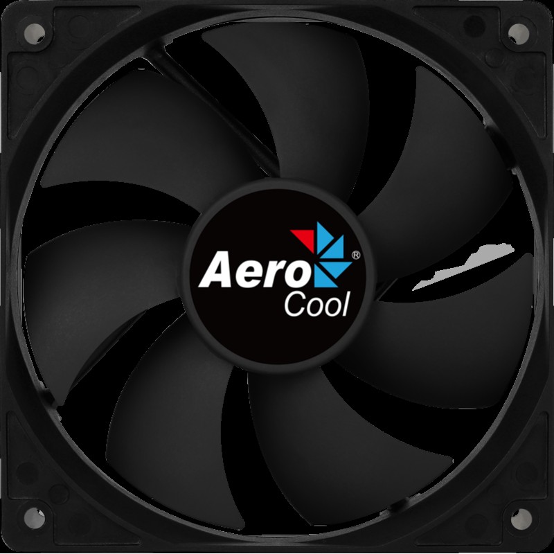 Aerocool AE-CFFR120PBK Force 12cm PWM 4Pin Siyah Sessiz Fan