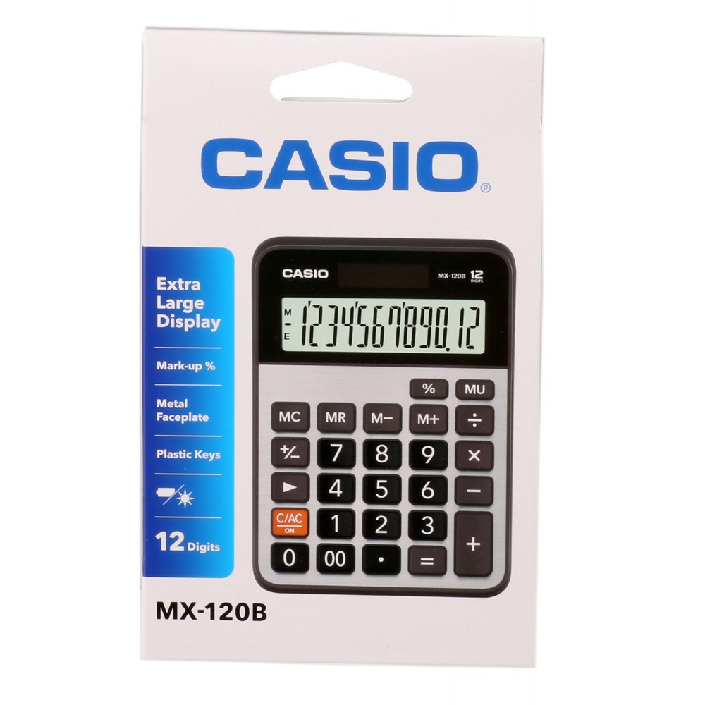 Casio DF-120FM-PK Pembe 12 Hane Masa Üstü Hesap Makinesi