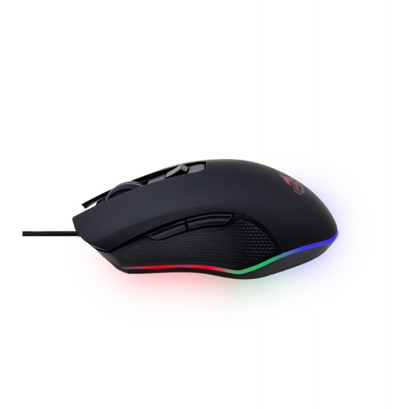 Dexim DMA020 6D Buton Orendo 20RGB Oyuncu Mouse DPI:1200-2400-4800-7200 1.5 Mt Uzunluk Örgülü Kablo