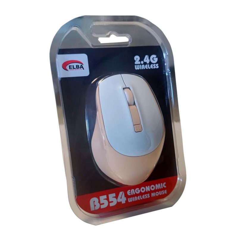 Elba B554 Pembe-Beyaz 6D 2.4Ghz Kablosuz Mouse