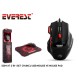 Everest SGM-X7 Usb Siyah Makrolu 7200dpi Oyuncu Mouse +Gaming Mouse Pad