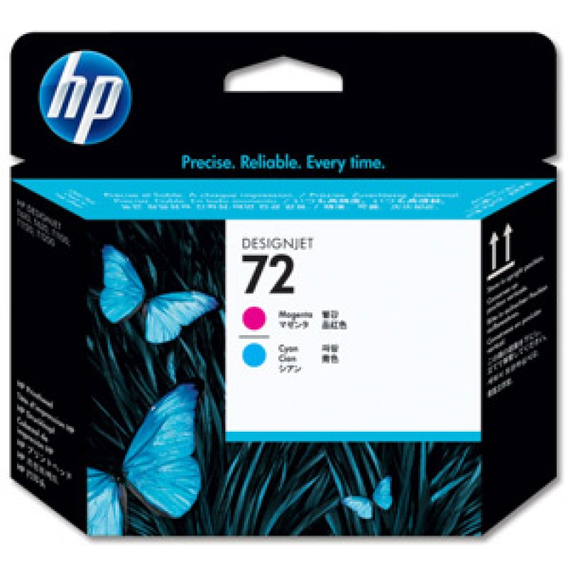 HP 72 Magenta-Cyan Kırmızı-Mavi Baskı Kafası C9383A