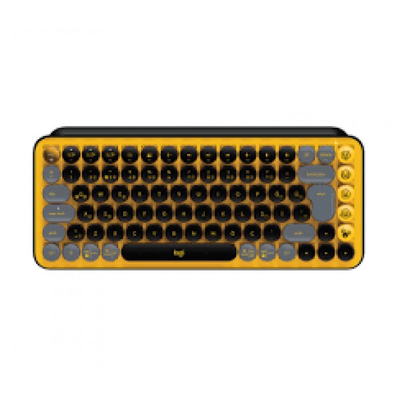 Logitech 920-010818 POP Keys Yellow-Black Kablosuz Mekanik Emoji Klavyesi