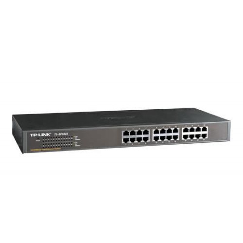 Tp-Link TL-SF1024D 24 Port 10-100 Mbps Switch Çelik Kasa Rack Mount