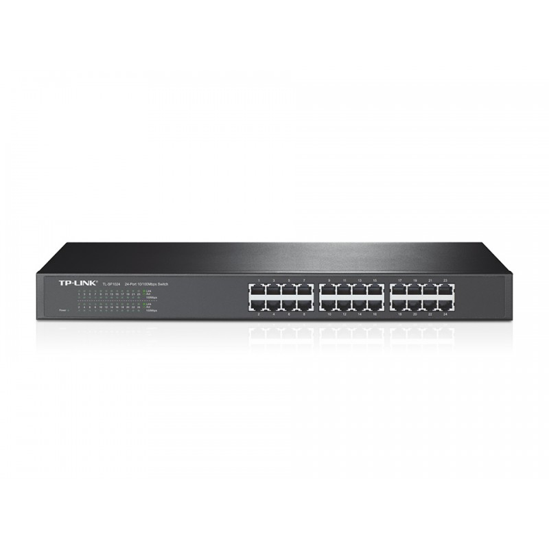 Tp-Link TL-SF1024D 24 Port 10-100 Mbps Switch Çelik Kasa Rack Mount