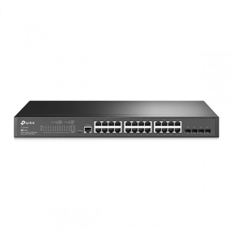 Tp-Link TL-SG3428 24 Port 10-100-1000 Switch 4 Port SFP L2 Çelik Kasa Rack Mount