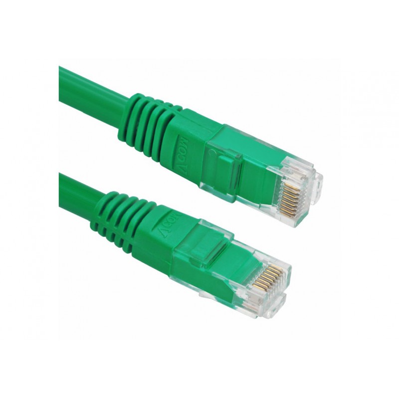 Vcom NP611B-N-1.0 Cat6 1.0MT Yeşil Utp Patch Kablo